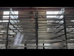 सिल्वर कोटिंग के साथ आग प्रतिरोधी दीवार घुड़सवार सीढ़ी केबल ट्रे