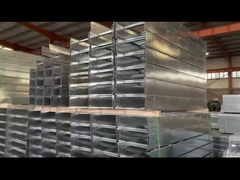 आग प्रतिरोधी स्टील केबल सीढ़ी ट्रे दीवार पर घुड़सवार स्थापना मौसम प्रतिरोधी मोड़ और टी